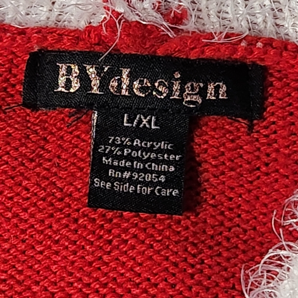 Mrs. Claus Festive Hooded Christmas Poncho - Picture 7 of 12